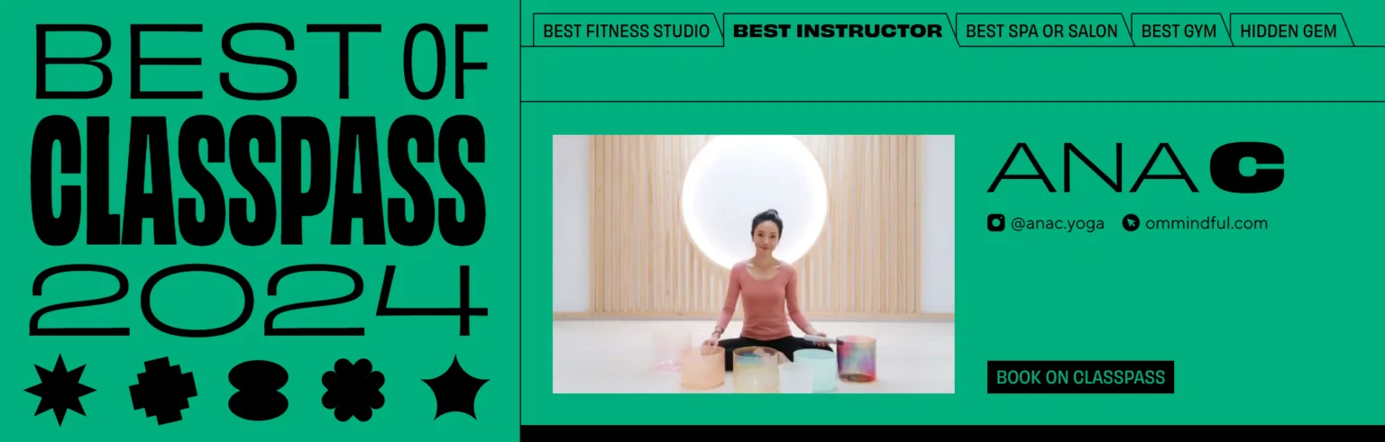Ana C 獲選 Best of ClassPass 2024 香港最佳導師 Ana C 獲選 Best of ClassPass 2024 香港最佳導師